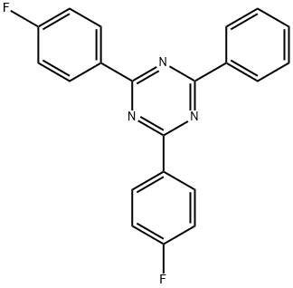 2,4-双(4-氟苯基)-6-苯基-1,3,5-三嗪 结构式