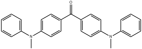 Methanone, bis[4-(methylphenylamino)phenyl]- 结构式