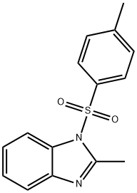 1H苯并咪唑,2-甲基-1-[(4-甲基苯基)磺酰基 结构式