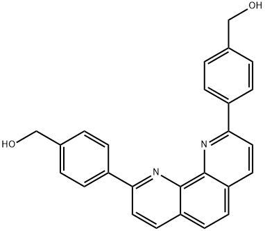 Benzenemethanol, 4,4'-(1,10-phenanthroline-2,9-diyl)bis- 结构式