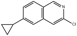 Isoquinoline, 3-chloro-6-cyclopropyl- 结构式