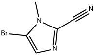 5-溴-1-甲基-1H-咪唑-2-腈 结构式