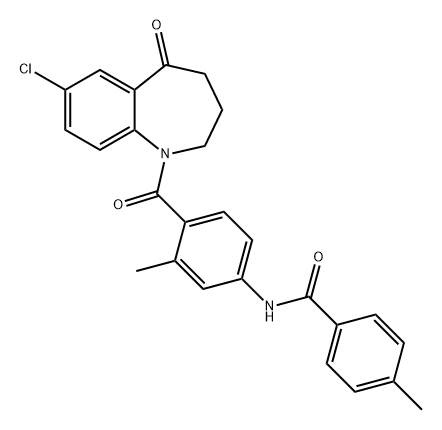 托伐普坦杂质17 结构式