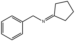 Benzenemethanamine, N-cyclopentylidene- 结构式