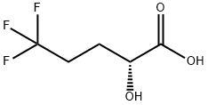 (R)-5,5,5-三氟-2-羟基戊酸 结构式