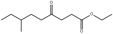 Nonanoic acid, 7-methyl-4-oxo-, ethyl ester 结构式