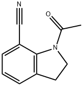 1-Acetylindoline-7-carbonitrile 结构式