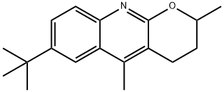 7-(叔丁基)-2,5-二甲基-3,4-二氢-2H-吡喃并[2,3-B]喹啉 结构式