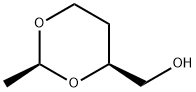 1,3-Dioxane-4-methanol, 2-methyl-, (2S-cis)- (9CI) 结构式