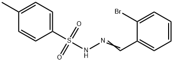 N'-(2-bromobenzylidene)-4-methylbenzenesulfonohydrazide 结构式