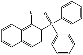 Phosphine oxide, (1-bromo-2-naphthalenyl)diphenyl- 结构式