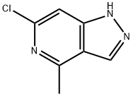 6-氯-4-甲基-1H-吡唑并[4,3-C]吡啶 结构式