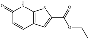 6-羟基噻吩并[2,3-B]吡啶-2-羧酸乙酯 结构式