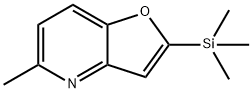 5-Methyl-2-(trimethylsilyl)furo[3,2-b]pyridine 结构式