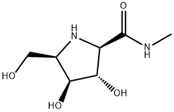 (2R,3S,4S,5R)-3,4-Dihydroxy-5-(hydroxymethyl)-N-methyl-2-pyrrolidine carboxamide