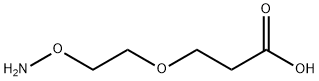 Aminooxy-PEG1-acid 结构式