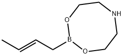 4H-?1,?3,?6,?2-?Dioxazaborocine, 2-?(2-?butenyl)?tetrahydro-?, (E)?- (9CI) 结构式