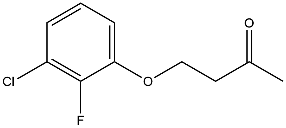 4-(3-Chloro-2-fluorophenoxy)-2-butanone 结构式