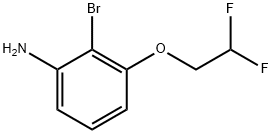 2-Bromo-3-(2,2-difluoroethoxy)aniline 结构式
