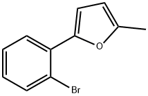 Furan, 2-(2-bromophenyl)-5-methyl- 结构式