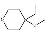 4-(碘甲基)-4-甲氧基四氢2H吡喃 结构式