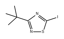 3-(叔丁基)-5-碘-1,2,4-噻二唑 结构式