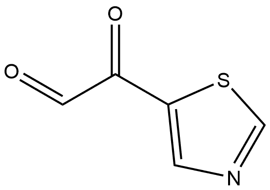 5-Thiazoleacetaldehyde, α-oxo- 结构式