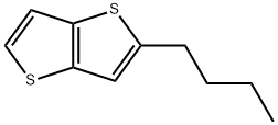 2-丁基噻吩并[3,2-B]噻吩 结构式