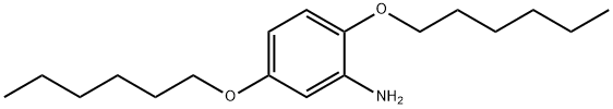 Benzenamine, 2,5-bis(hexyloxy)- 结构式