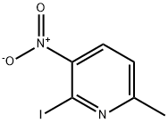 2-碘-6-甲基-3-硝基吡啶 结构式