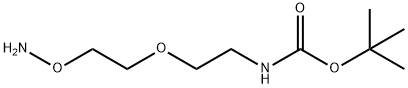 Aminooxy-PEG1-NH-Boc 结构式