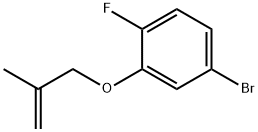 4-溴-1-氟-2-[(2-甲基-2-丙烯-1-基)氧基]苯 结构式