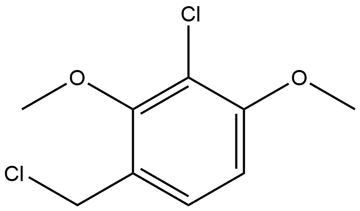 2-Chloro-4-(chloromethyl)-1,3-dimethoxybenzene 结构式