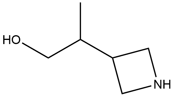 2-(氮杂环丁烷-3-基)-1-丙醇 结构式