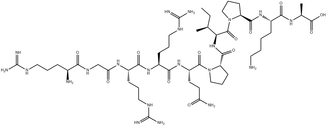 HCV CORE PROTEIN (59-68) 结构式