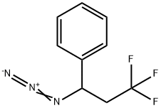 (1-Azido-3,3,3-trifluoropropyl)benzene 结构式