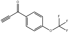 1-(4-(三氟甲氧基)苯基)丙-2-炔-1-酮 结构式