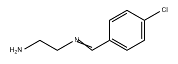 1,2-Ethanediamine, N1-[(4-chlorophenyl)methylene]- 结构式