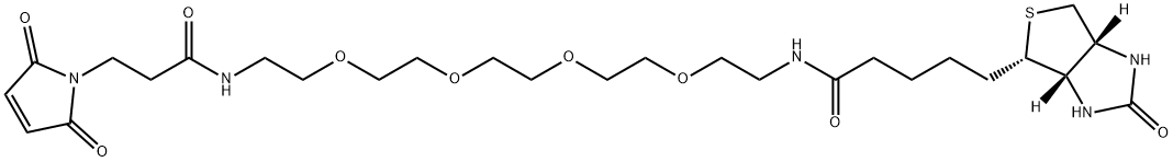 Biotin-PEG4-Mal 结构式