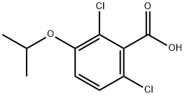 2,6-Dichloro-3-isopropoxybenzoic acid 结构式