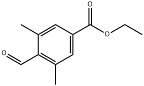 Ethyl 4-formyl-3,5-dimethylbenzoate 结构式