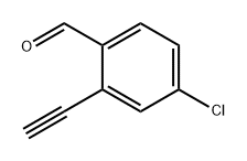 4-氯-2-乙炔基苯甲醛 结构式