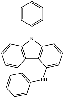 N,9-二苯基-9H-咔唑-4-胺 结构式