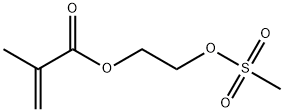 2-Propenoic acid, 2-methyl-, 2-[(methylsulfonyl)oxy]ethyl ester 结构式