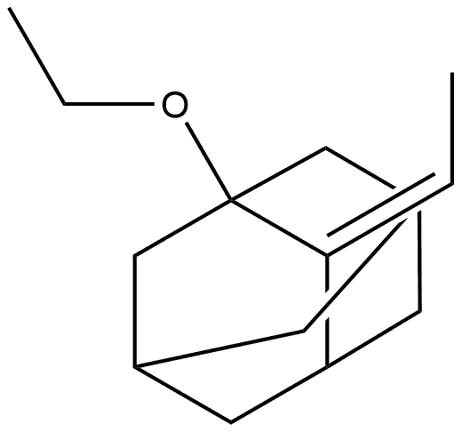 Tricyclo[3.3.1.13,7]decane, 1-ethoxy-2-ethylidene-, (Z)- (9CI) 结构式