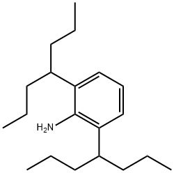 2,6-二(庚烷-4-基)苯胺 结构式