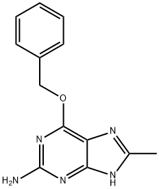 6-(Benzyloxy)-8-methyl-1H-purin-2-amine 结构式