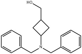 Cyclobutanemethanol, 3-[bis(phenylmethyl)amino]- 结构式