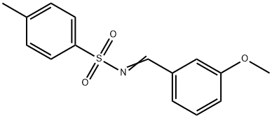 Benzenesulfonamide, N-[(3-methoxyphenyl)methylene]-4-methyl- 结构式