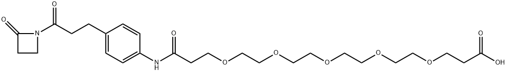 AZD-五聚乙二醇-羧酸 结构式